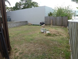 Moffat Beach garden – before