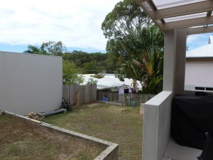 Moffat Beach garden – before