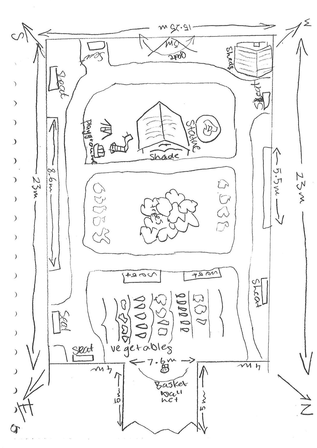 Rossvale Street Community Garden  – children’s drawings